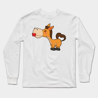 Horse kiss Long Sleeve T-Shirt